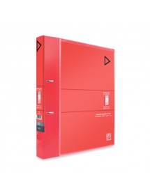 Play 2D-Ring File with Frontview Pocket - FI 8332-RD